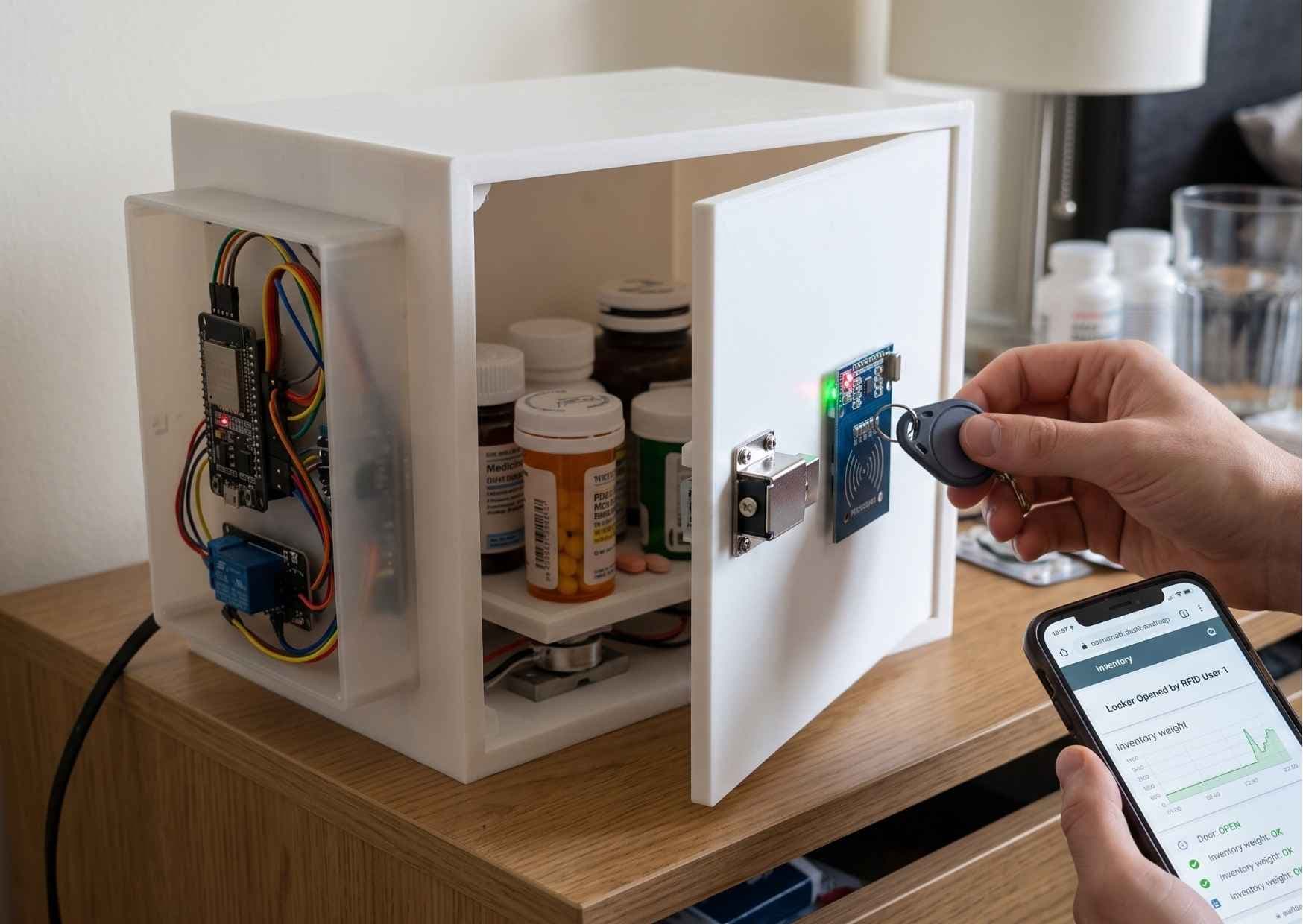 MedVault – IoT Smart Medicine Cabinet & Prescription Locker